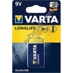 Bateria AlkalicznaVARTA LONGLIFE Alkaline 9V